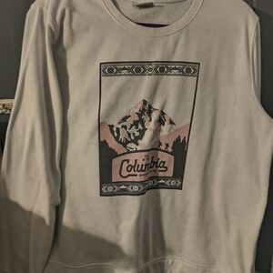 Columbia Men's White Mountain Graphic Crewneck Sweater